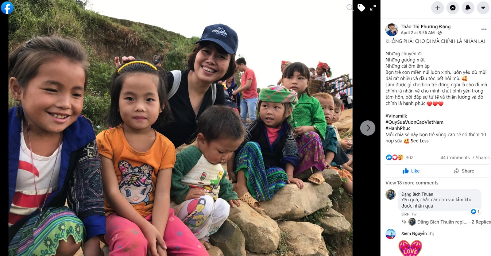 mang xa hoi tran ngap hanh phuc voi chuong trinh trieu ly sua yeu thuong trieu nu cuoi hanh phuc cua vinamilk