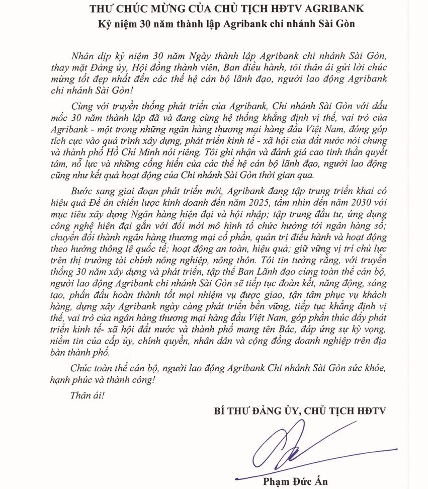 30 năm đoàn kết, chung sức xây dựng Agribank chi nhánh Sài Gòn 30 nam doan ket chung suc xay dung agribank chi nhanh sai gon
