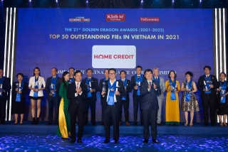 Home Credit Việt Nam nằm trong top 50 Doanh nghiệp FDI tiêu biểu