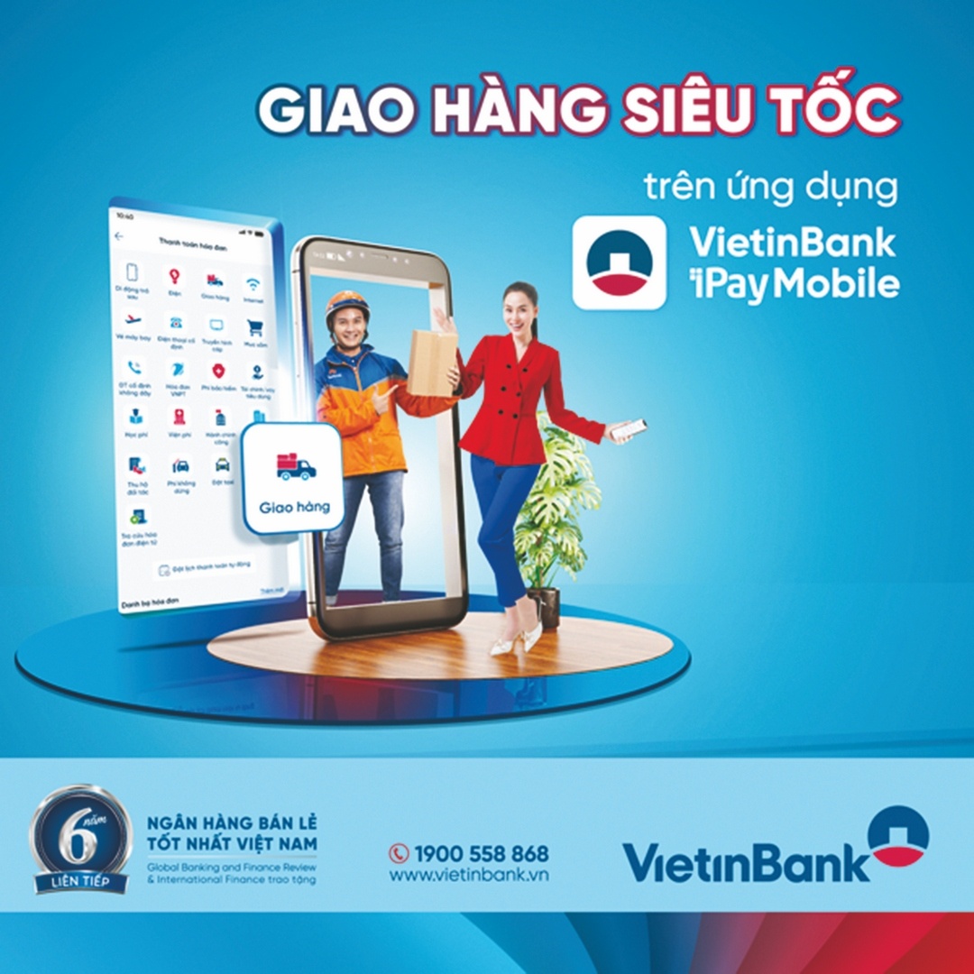vietinbank ipay mobile ra mat tinh nang giao hang