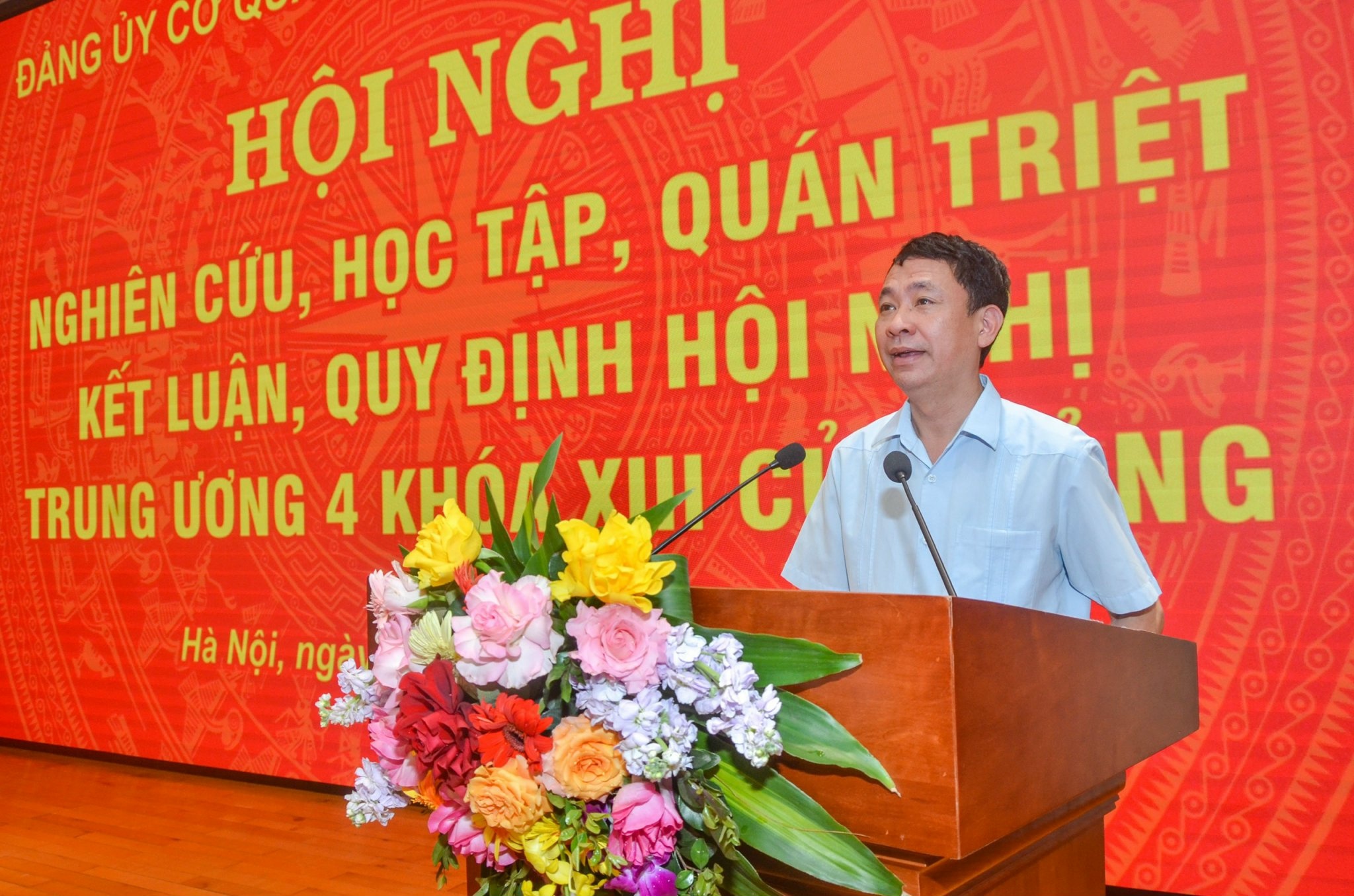 Đảng ủy Cơ quan NHTW tổ chức học tập, quán triệt triển khai Kết luận, Quy định của Hội nghị Trung ương 4, Khoá XIII