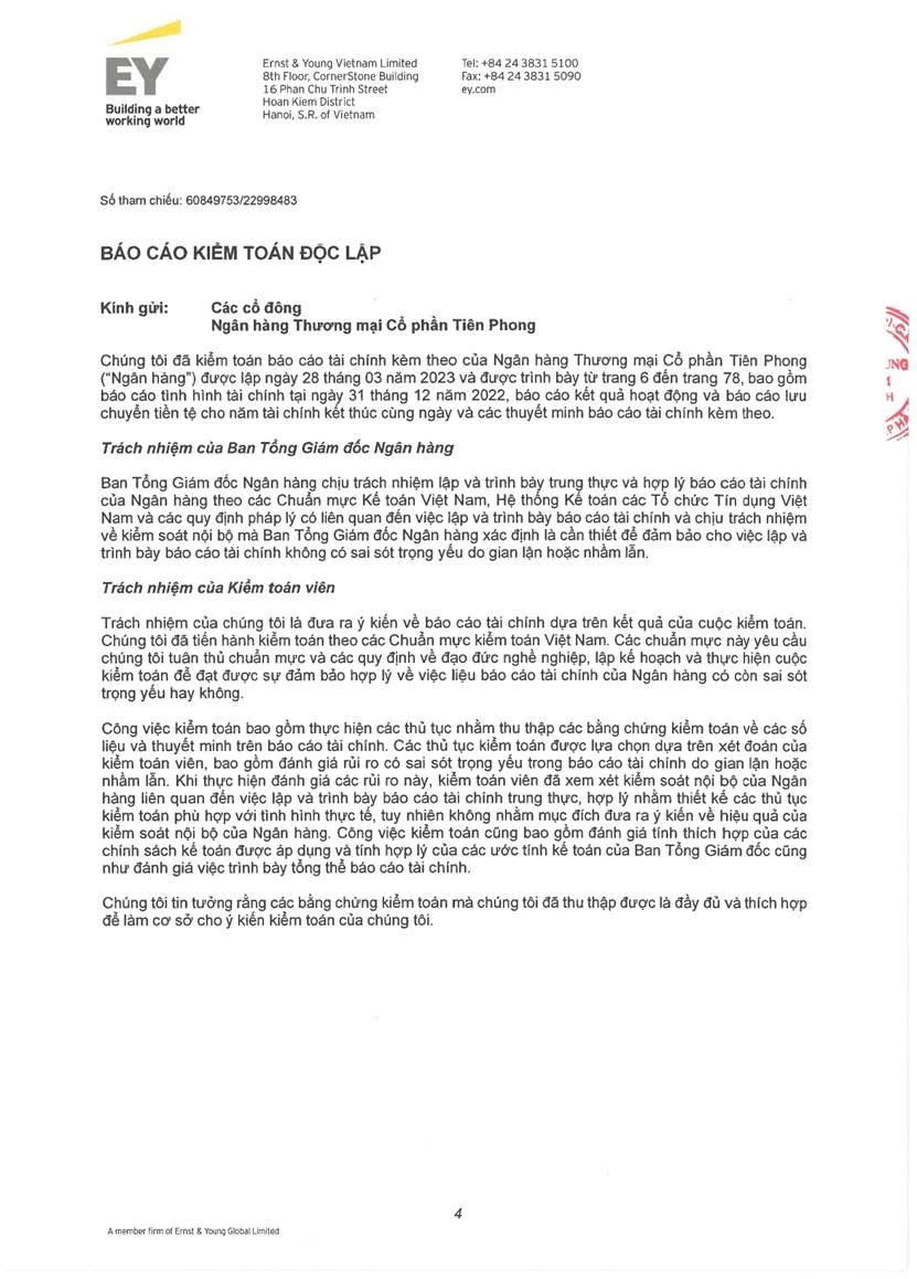 tpbank cong bo bao cao tai chinh kiem toan 2022