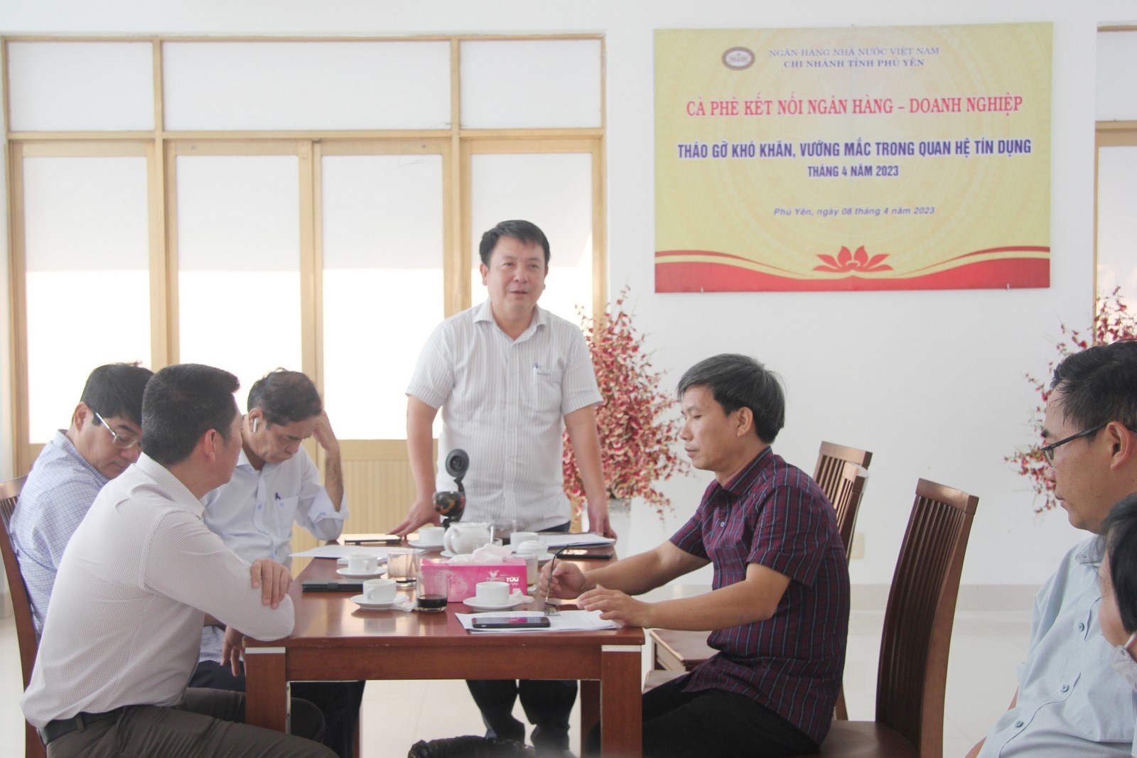 Phú Yên: Tổ chức cà phê kết nối ngân hàng - doanh nghiệp phu yen to chuc ca phe ket noi ngan hang doanh nghiep