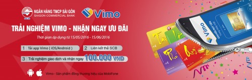 Trải nghiệm VIMO – Nhận ngay ưu đãi với SCB Trải nghiệm VIMO – Nhận ngay ưu đãi với SCB