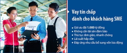 Thêm kênh vay ưu đãi tín chấp dành cho DNNVV