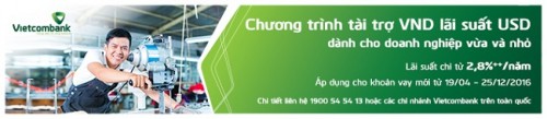 Vietcombank triển khai chương trình ưu đãi dành cho doanh nghiệp SME