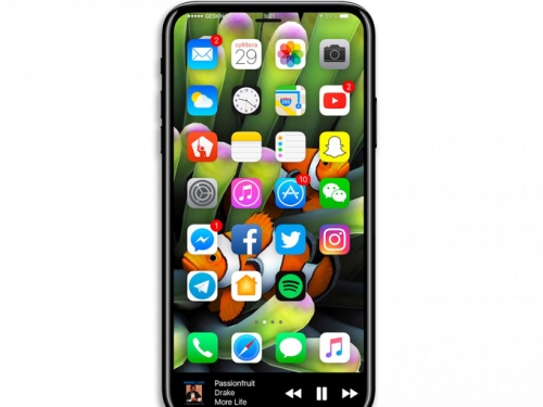 Giao diện iPhone 8 sẽ như nào nếu có màn hình vô cực Giao diện iPhone 8 sẽ như nào nếu có màn hình vô cực