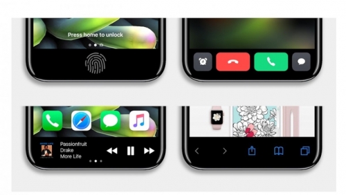 Giao diện iPhone 8 sẽ như nào nếu có màn hình vô cực Giao diện iPhone 8 sẽ như nào nếu có màn hình vô cực