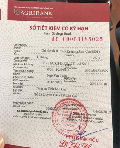 Agribank lên tiếng về vụ việc có dấu hiệu lừa đảo tại Agribank Cam Đường, Lào Cai Agribank lên tiếng về vụ việc có dấu hiệu lừa đảo tại Agribank Cam Đường, Lào Cai