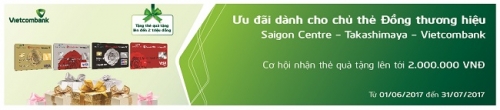 Vietcombank dành nhiều ưu đãi cho chủ thẻ