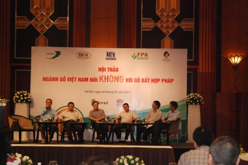 Ngành gỗ ra tuyên bố chung “nói không với gỗ bất hợp pháp”