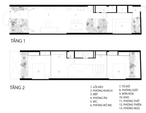 Ốc đảo dịu mát trong ngôi nhà hướng Tây ở Sài Gòn