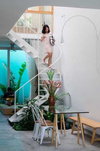 Ốc đảo dịu mát trong ngôi nhà hướng Tây ở Sài Gòn