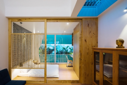 Ốc đảo dịu mát trong ngôi nhà hướng Tây ở Sài Gòn