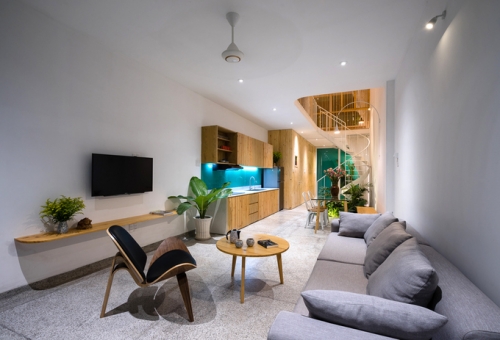 Ốc đảo dịu mát trong ngôi nhà hướng Tây ở Sài Gòn