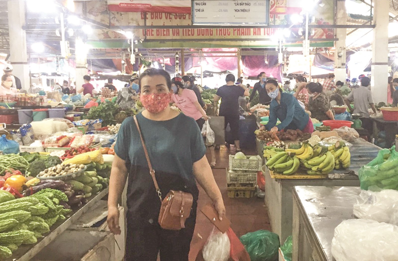 Không đeo khẩu trang, không vào chợ