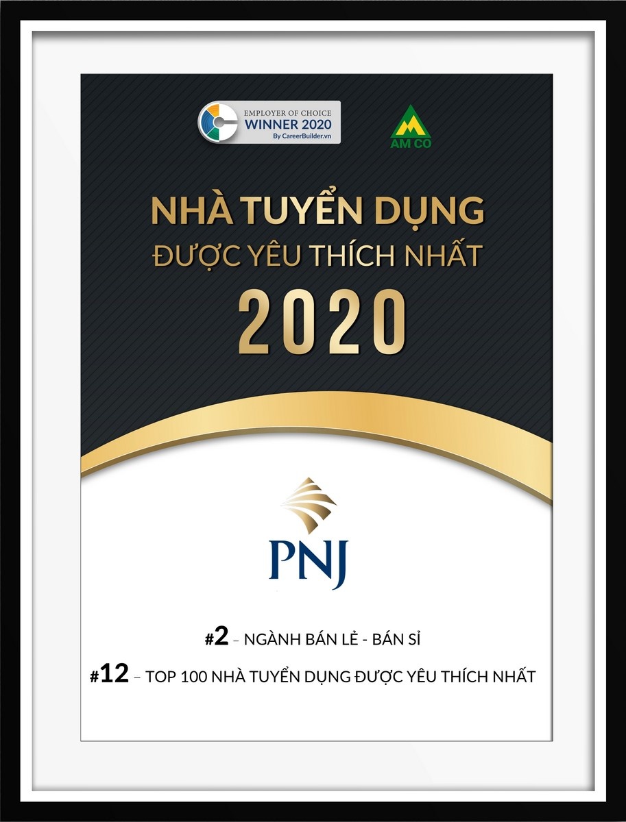 pnj nha tuyen dung duoc yeu thich nhat nam 2020