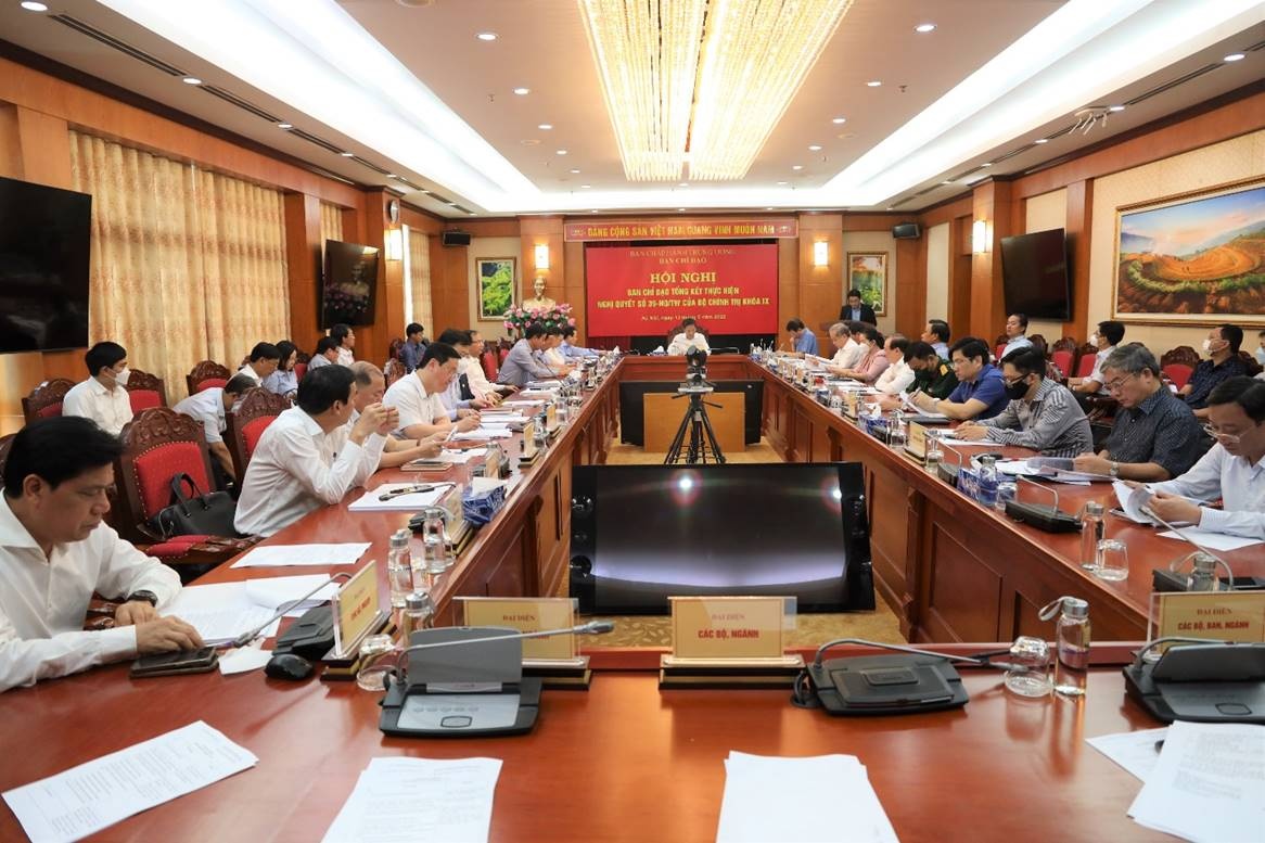 hoi nghi ban chi dao xay dung de an tong ket thuc hien quyet so 39 nqtw