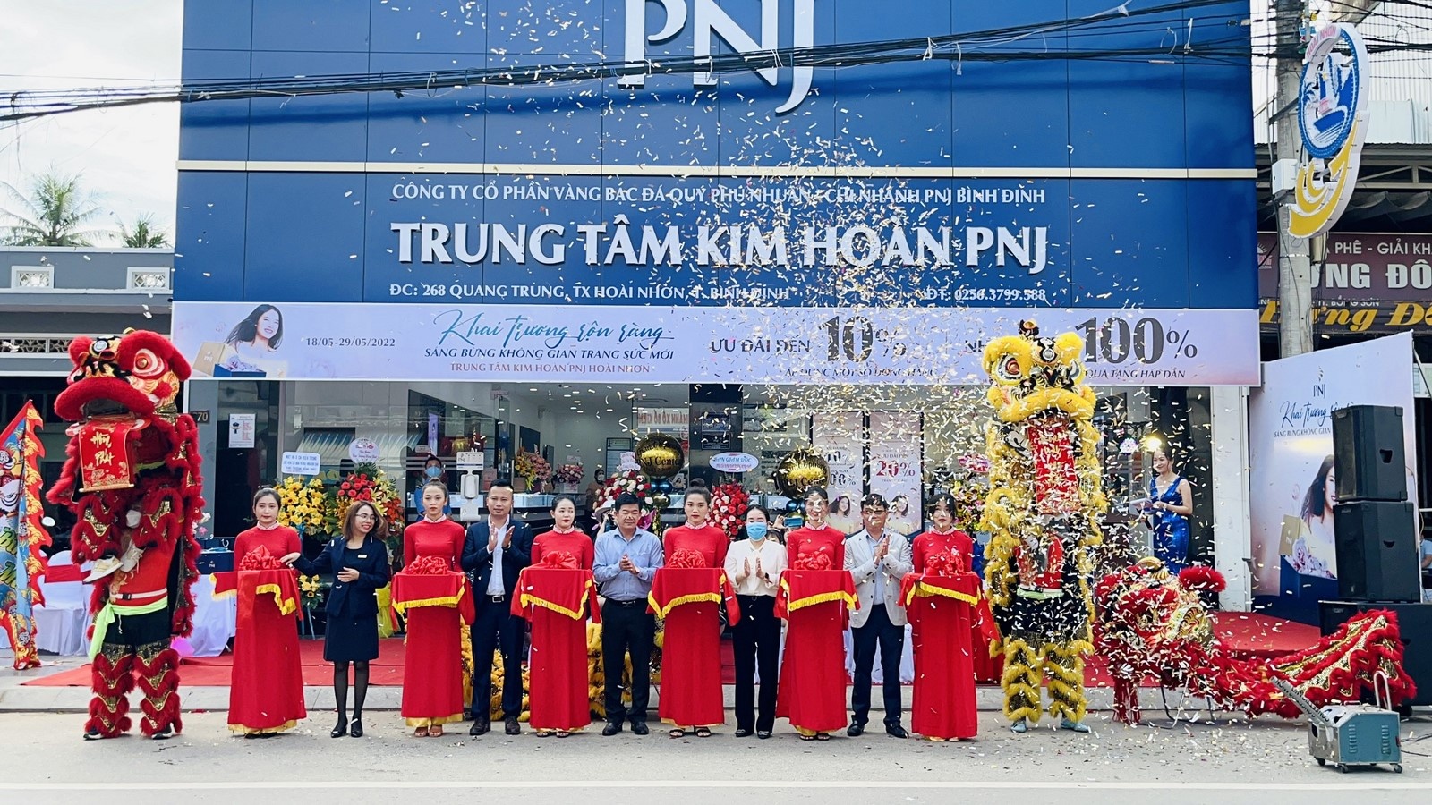 khai truong pnj center hoai nhon