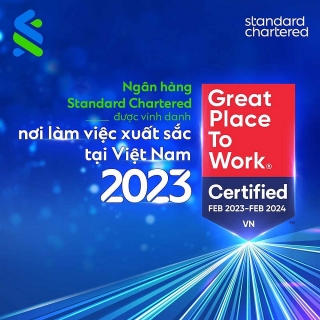Standard Chartered Việt Nam được vinh danh “Nơi làm việc xuất sắc” năm 2023