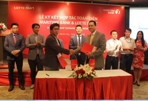 Maritime Bank và Lotte Mart Việt Nam hợp tác toàn diện