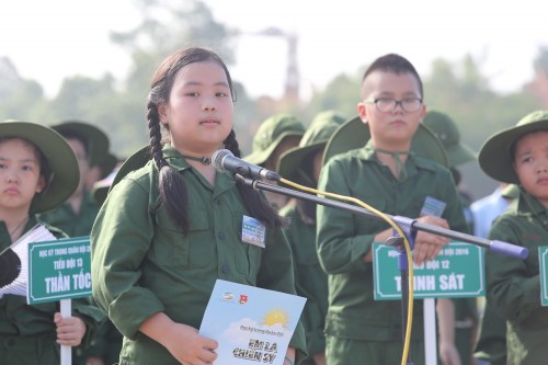 “Chiến sĩ nhí” trải nghiệm Học kỳ trong quân đội của Viettel