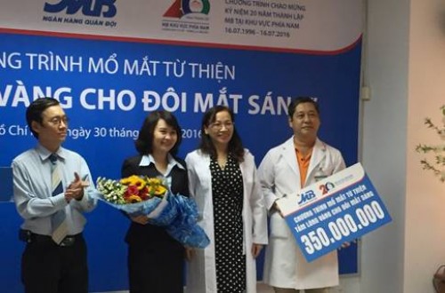 MB hỗ trợ mổ mắt miễn phí cho 500 bệnh nhân