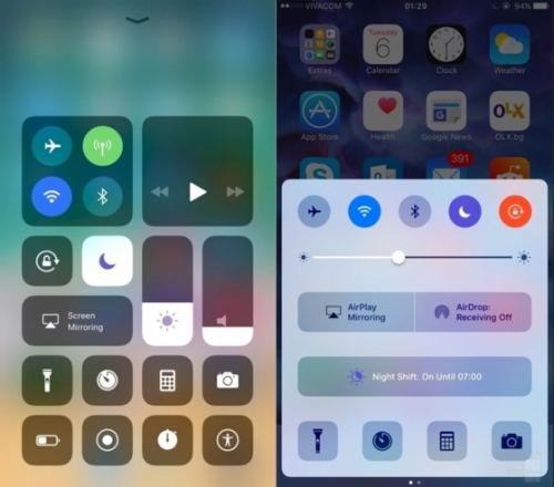 9 điểm khác biệt giữa iOS 10 và 11