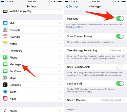 3 bước cần thực hiện khi vô hiệu hoá iMessage