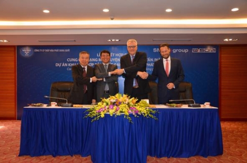 Thép Hòa Phát ký hợp đồng thiết bị luyện thép dự án Dung Quất