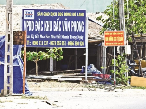 Bắc Vân Phong sau chỉ đạo dừng giao dịch đất Bắc Vân Phong sau chỉ đạo dừng giao dịch đất