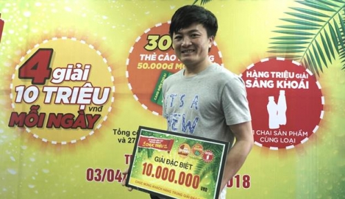 Tân Hiệp Phát khuyến mãi: Tìm ra khách hàng trúng giải Đặc biệt