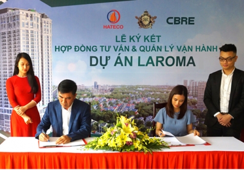 CBRE Việt Nam độc quyền quản lý dự án Hateco Laroma
