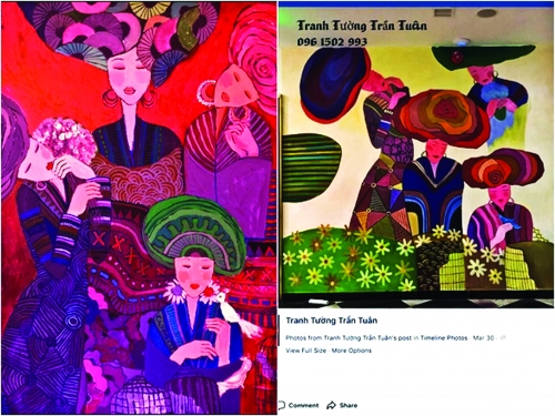 Vi phạm bản quyền trong hội họa: Câu chuyện chưa biết bao giờ có hồi kết