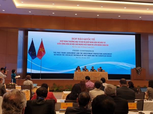Thông cáo chung về ký kết EVFTA và IPA