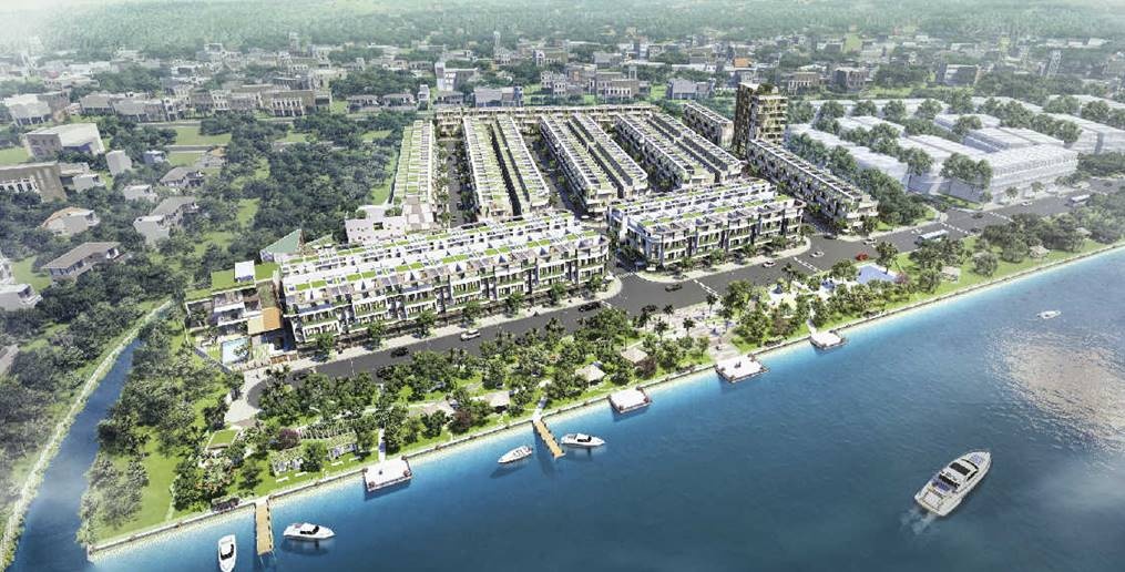 ACB bảo lãnh khu nhà phố compound ven sông The Pearl Riverside
