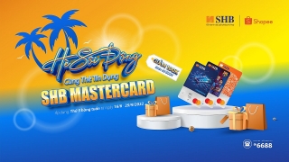 Giảm ngay 100.000 đồng khi thanh toán SHB Mastercard tại Shopee