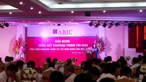 Tổng kết chương trình “ABIC cùng Agribank chung tay xây dựng nông thôn mới năm 2014”