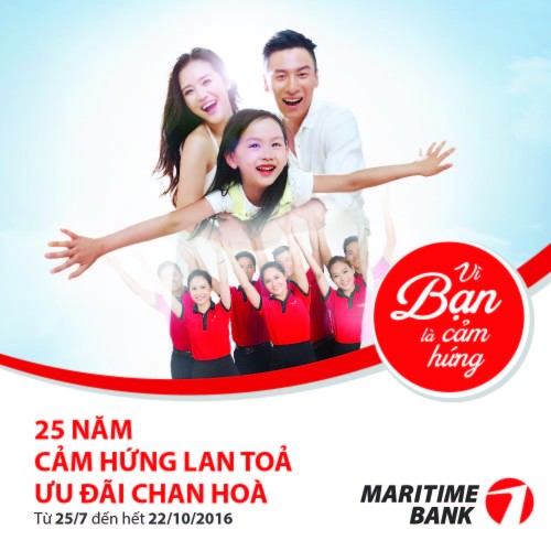 Maritime Bank tri ân khách hàng nhân kỷ niệm 25 năm thành lập