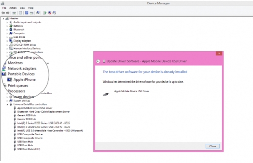 Sửa lỗi khi không kết nối được iPhone, iPad với máy tính