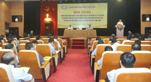 Khẩn trương quán triệt, triển khai Nghị quyết xử lý nợ xấu