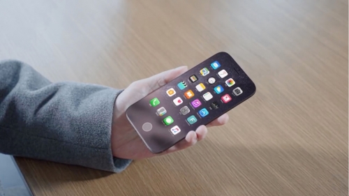 Thiết kế iPhone 8 hoàn hảo nhất: Màn hình phụ quả táo, viền cảm ứng Thiết kế iPhone 8 hoàn hảo nhất: Màn hình phụ quả táo, viền cảm ứng