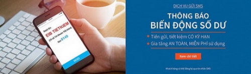 Eximbank ra mắt dịch vụ thông báo biến động số dư tiết kiệm Eximbank ra mắt dịch vụ thông báo biến động số dư tiết kiệm