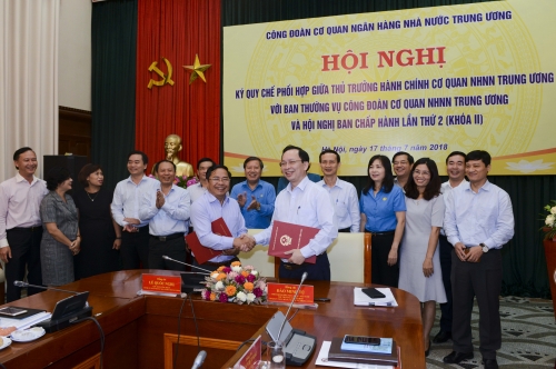 Công đoàn Cơ quan NHNN Trung ương: Quy chế phối hợp đi vào chiều sâu