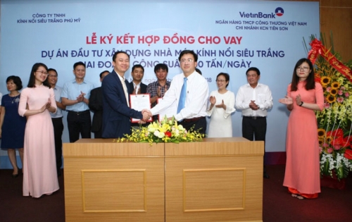 VietinBank đầu tư hơn 1.500 tỷ đồng cho Dự án sản xuất kính nổi siêu trắng VietinBank đầu tư hơn 1.500 tỷ đồng cho Dự án sản xuất kính nổi siêu trắng