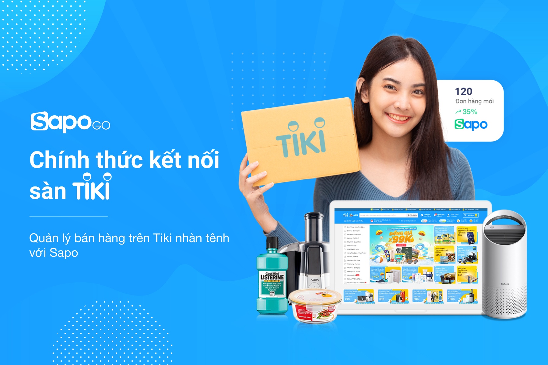sapo go chinh thuc ket noi voi san thuong mai dien tu tiki