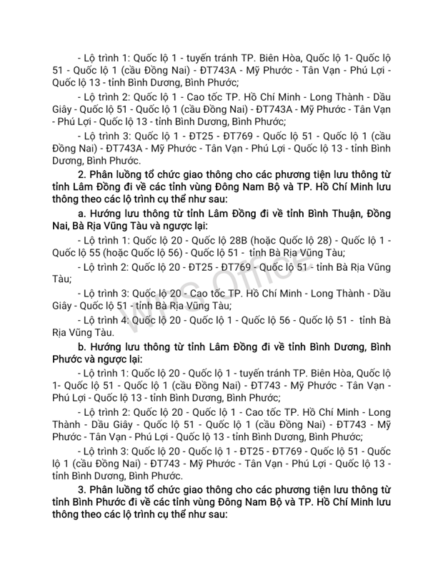 cong bo luong xanh quoc gia cac chot kiem soat cho xe luu thong