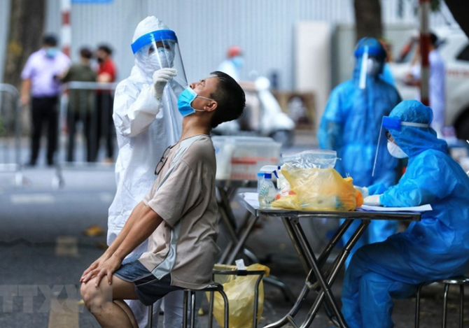 trua ngay 287 ha noi ghi nhan 35 truong hop mac moi