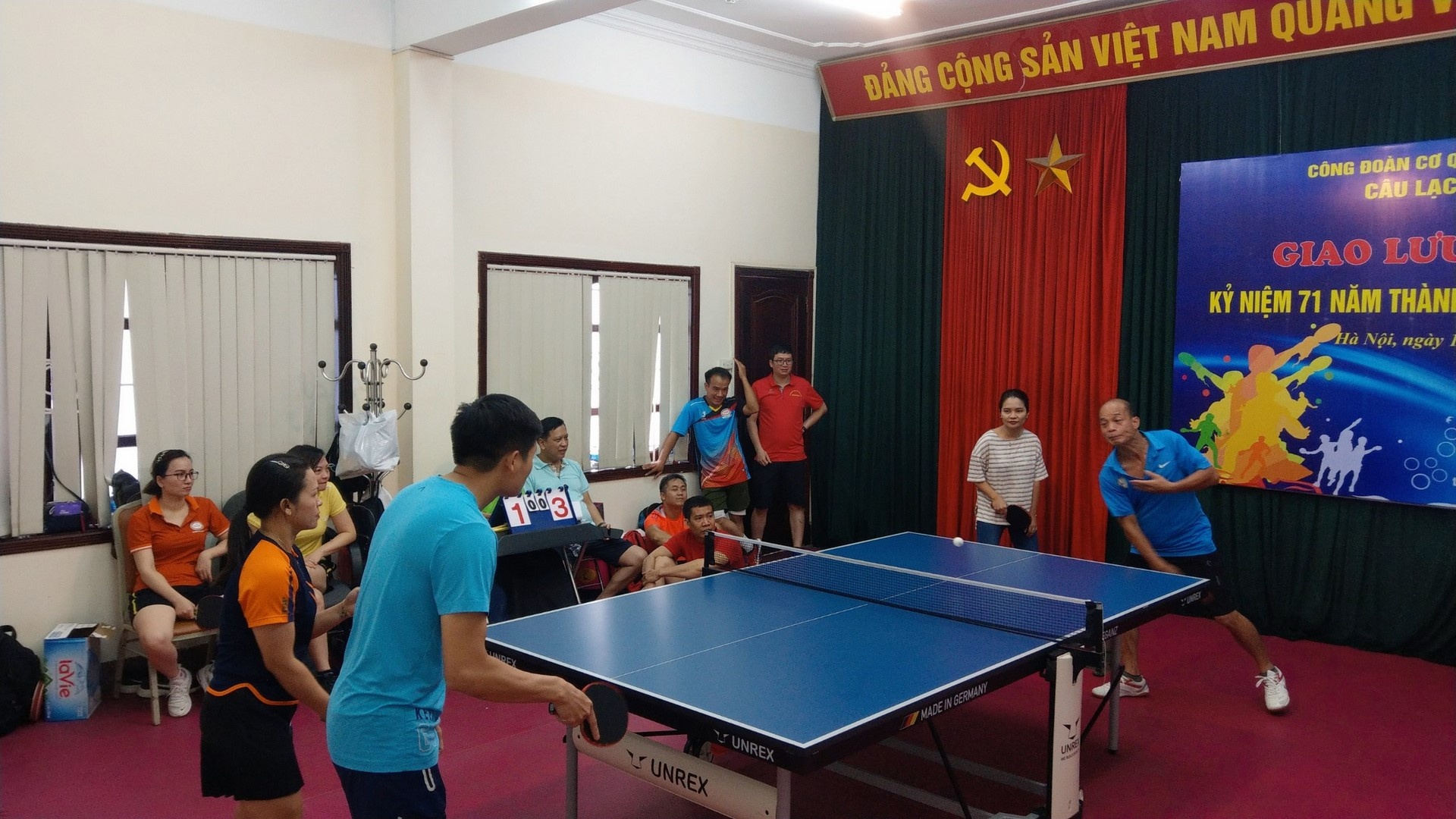 giao luu the thao clb bong ban cong doan co quan nhnn trung uong