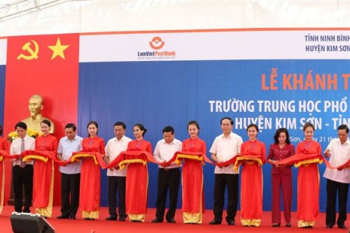 LienVietPostBank khánh thành thêm một trường học